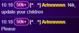 New chat colors