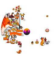 Season 8: Template for the fox themed canvas