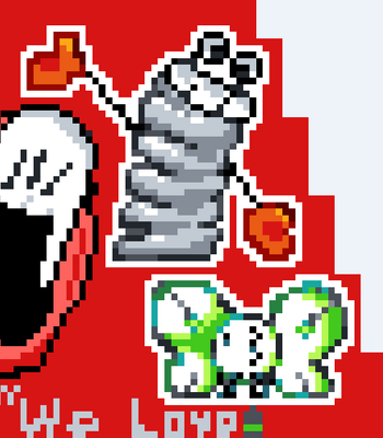 Springy and Bot from Inanimate Insanity.