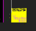 Greatest extent of the Yellow Box, magenta showing the border of Changed Pxls's art