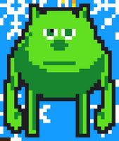 This is Mike Wazowski from the Disney movie Monsters, Inc.