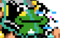 Otto's frog grief art (partially completed)